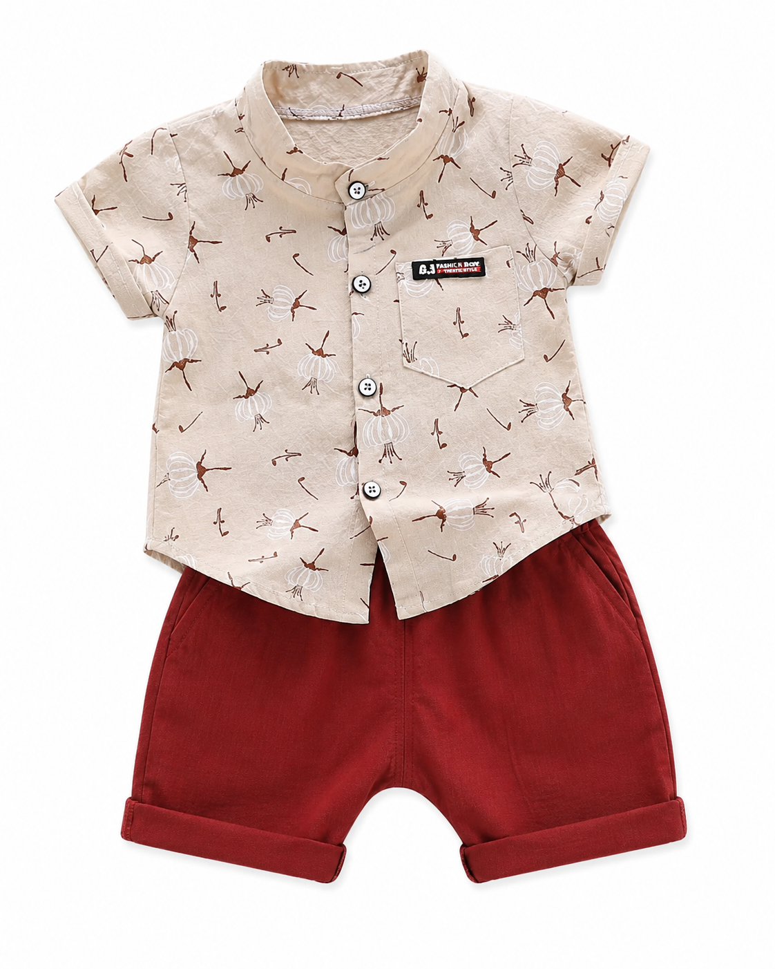 Premium Cotton Casual Print Boy's Set