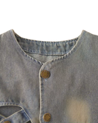 Denim Vest, Shirt & Jeans Three-Piece  Boy's Set