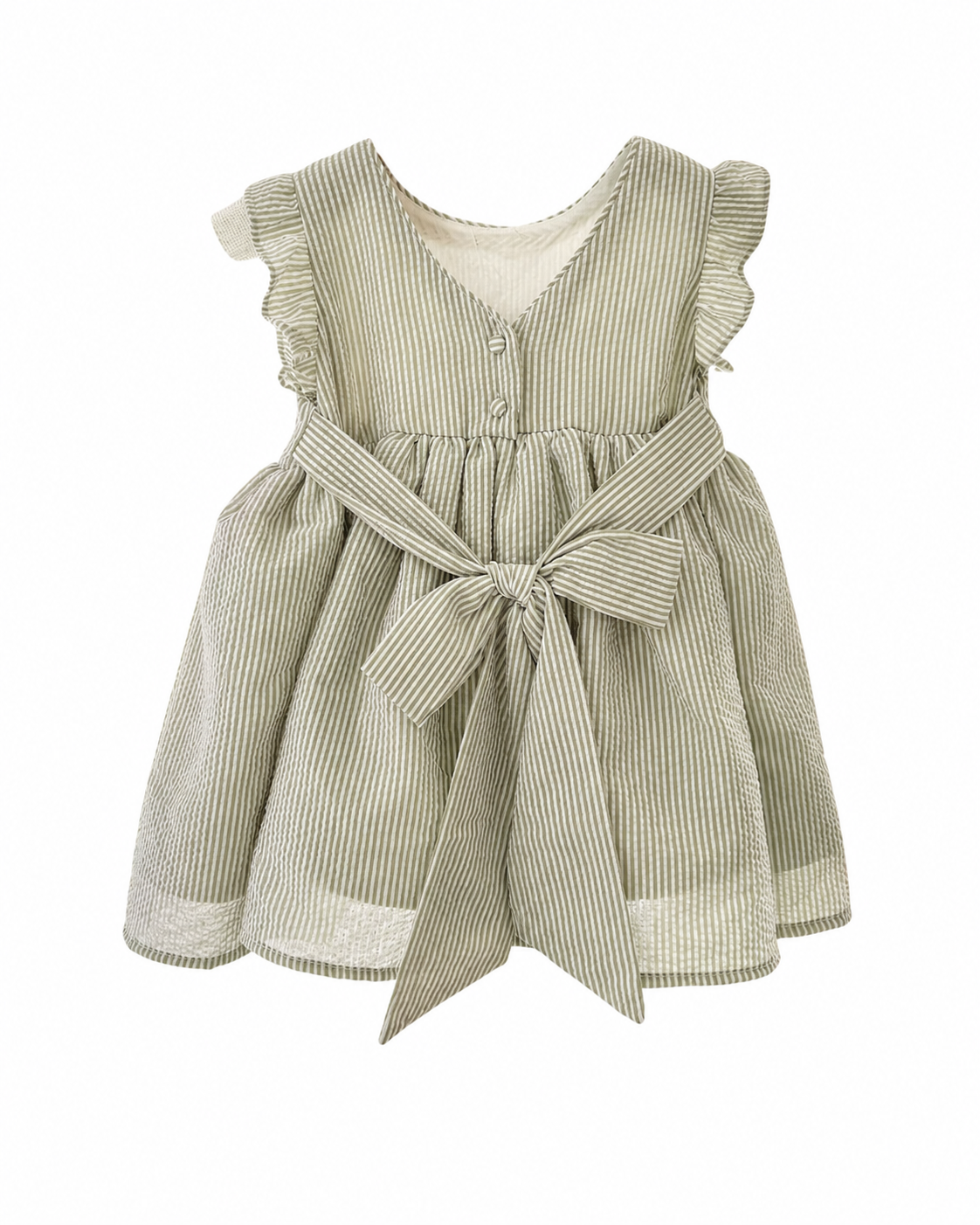 Striped Ruffle Princess Dress