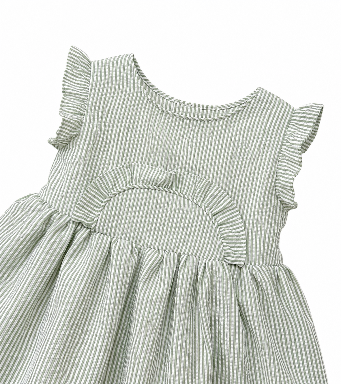 Striped Ruffle Princess Dress