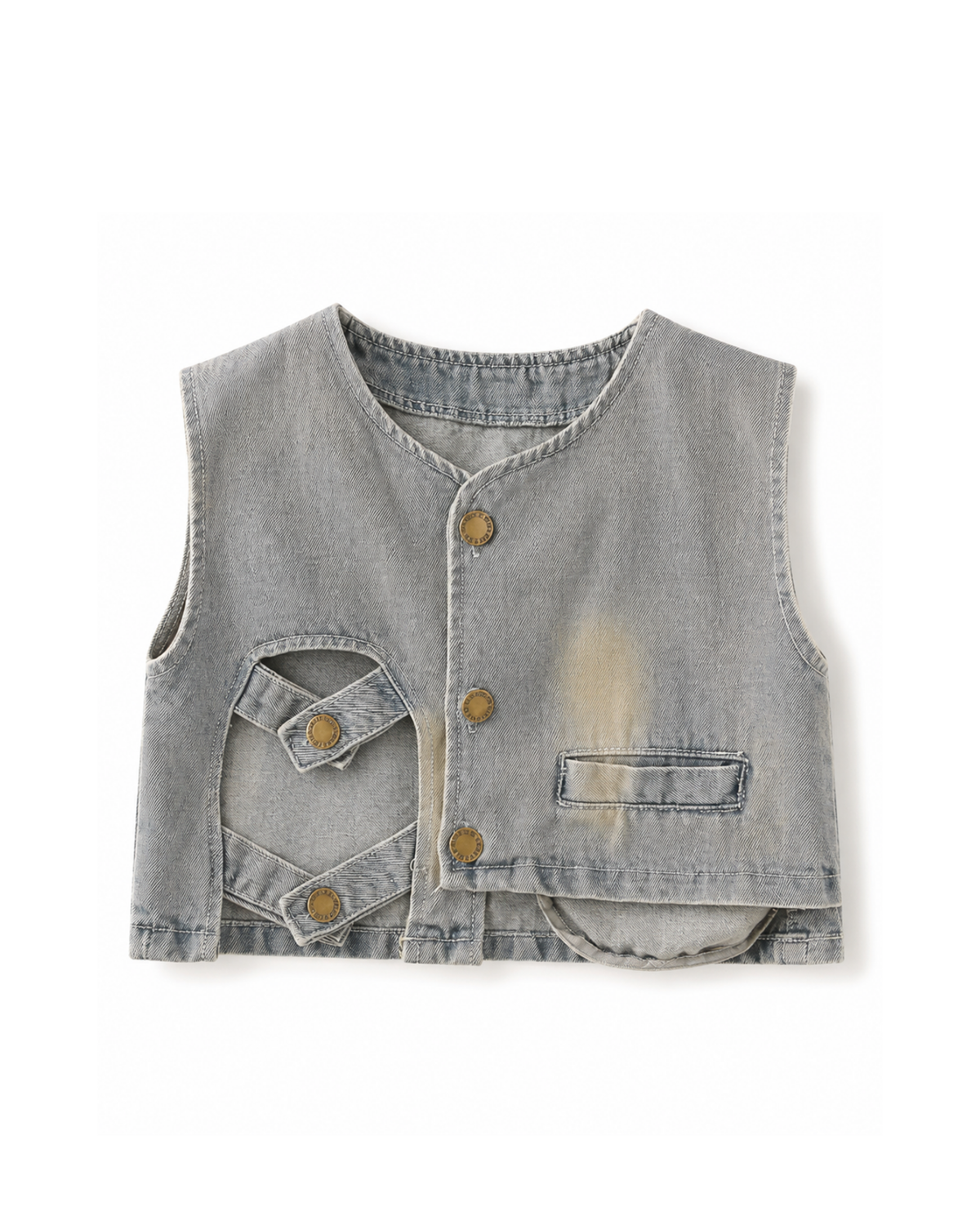 Denim Vest, Shirt & Jeans Three-Piece  Boy's Set