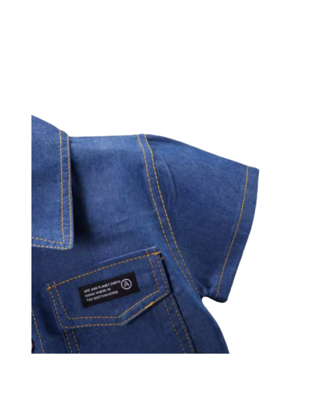 Classic Denim Shirt & Shorts Boy's Set