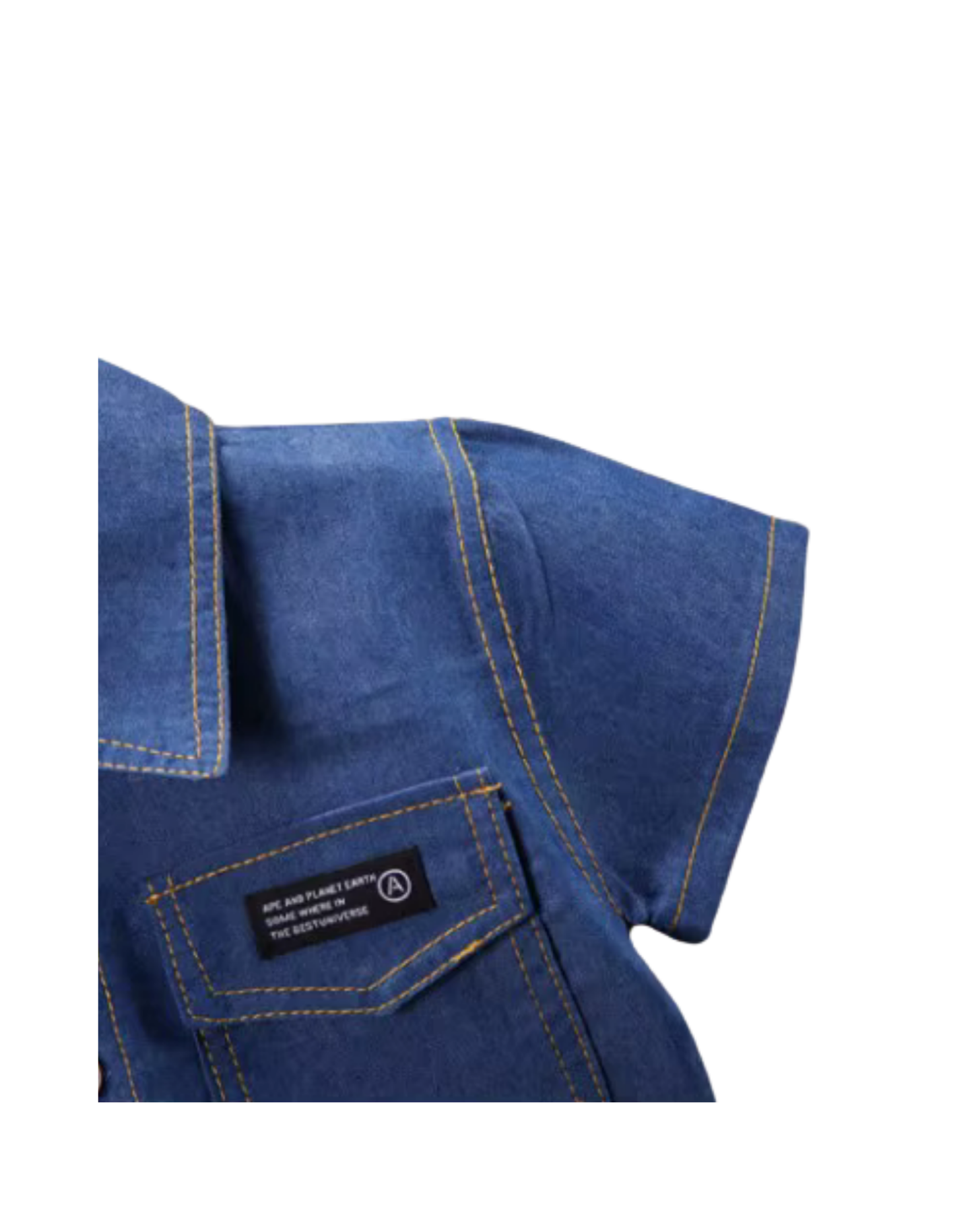 Classic Denim Shirt & Shorts Boy's Set