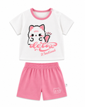 "Detox Weekend" Tee & Short Girl's Pyjamas