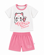 "Detox Weekend" Tee & Short Girl's Pyjamas