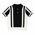 Knit Polo & Casual Pants Boy's Set