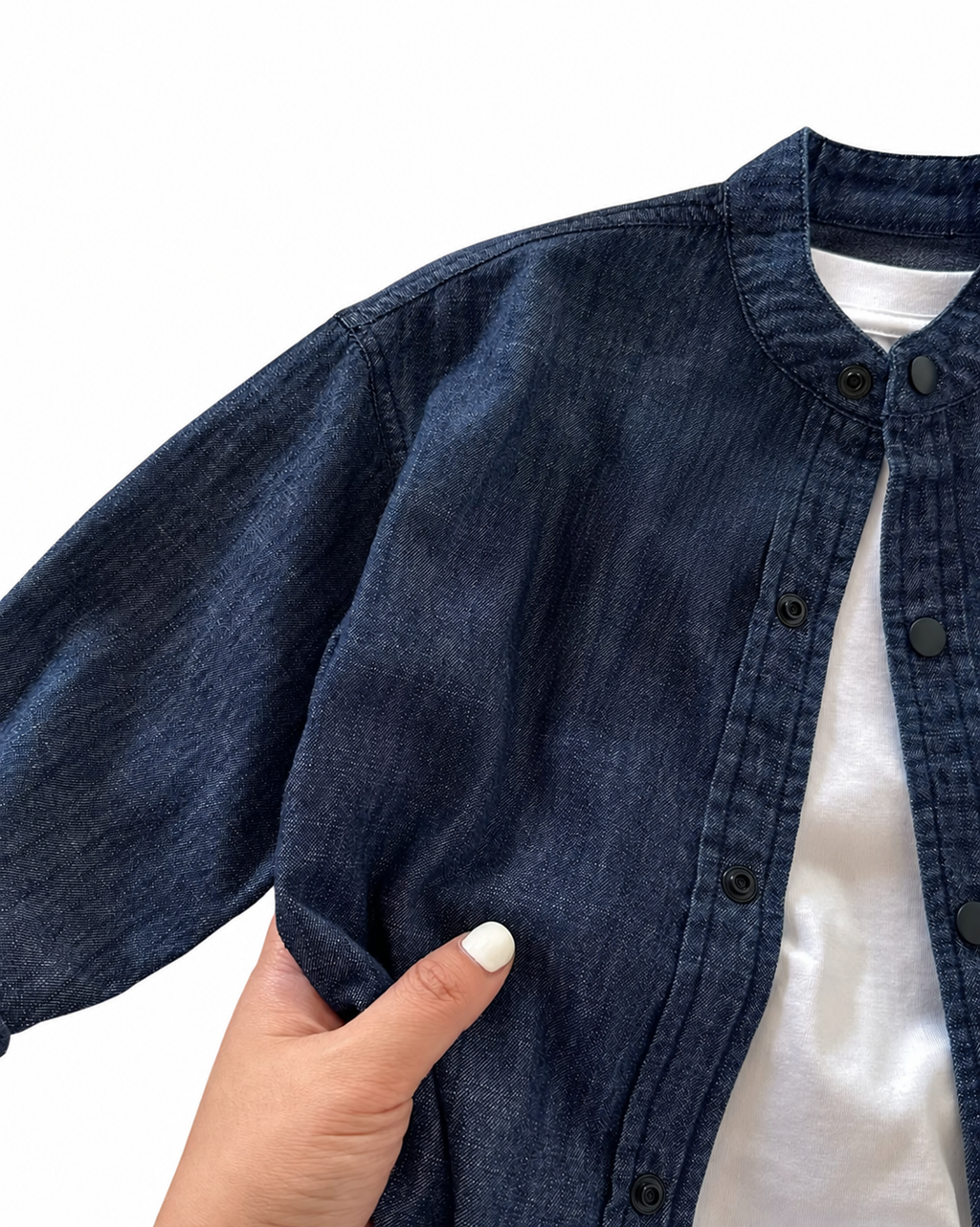 Cotton Denim Shirt & Tee Set Boys T-Shirt & Shorts