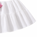 Floral Cami Top & Tiered Midi Skirt Girls Set