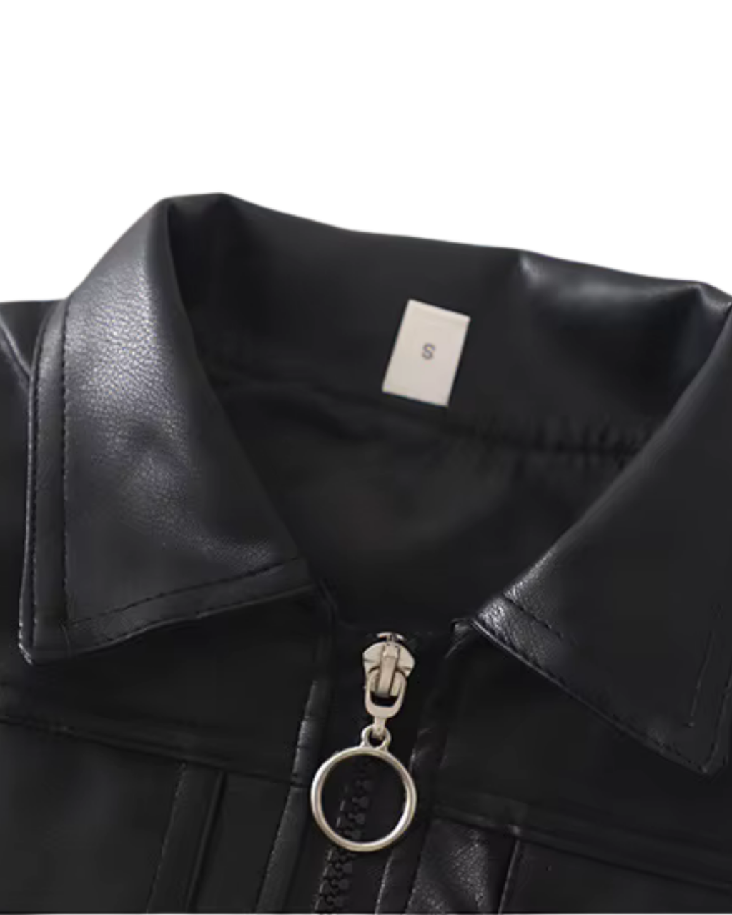 Faux-Leather Jacket & Denim Three-Piece Boy's Set