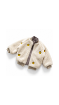 Smiley Teddy Fleece Bomber boy's Jacket