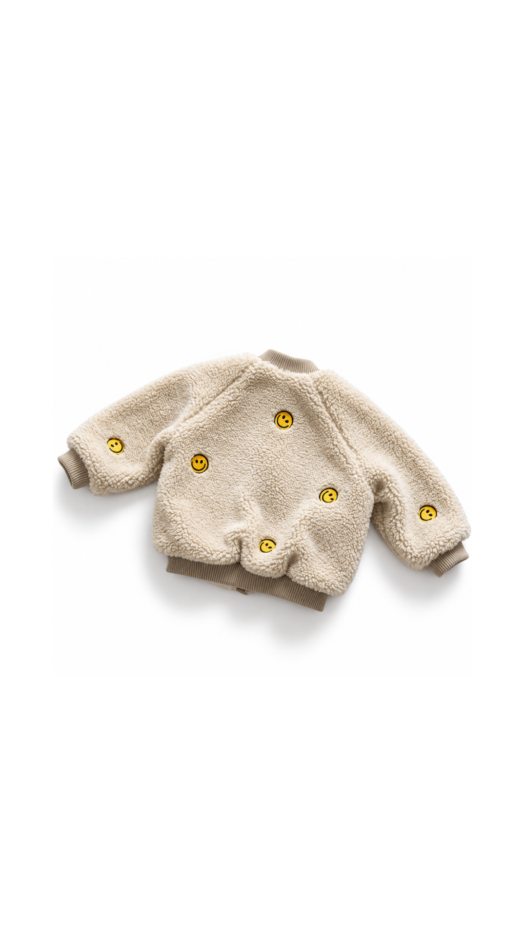 Smiley Teddy Fleece Bomber boy's Jacket