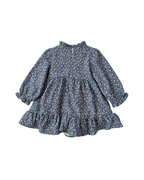 Floral Dress & Knitted Cardigan Girl's Set