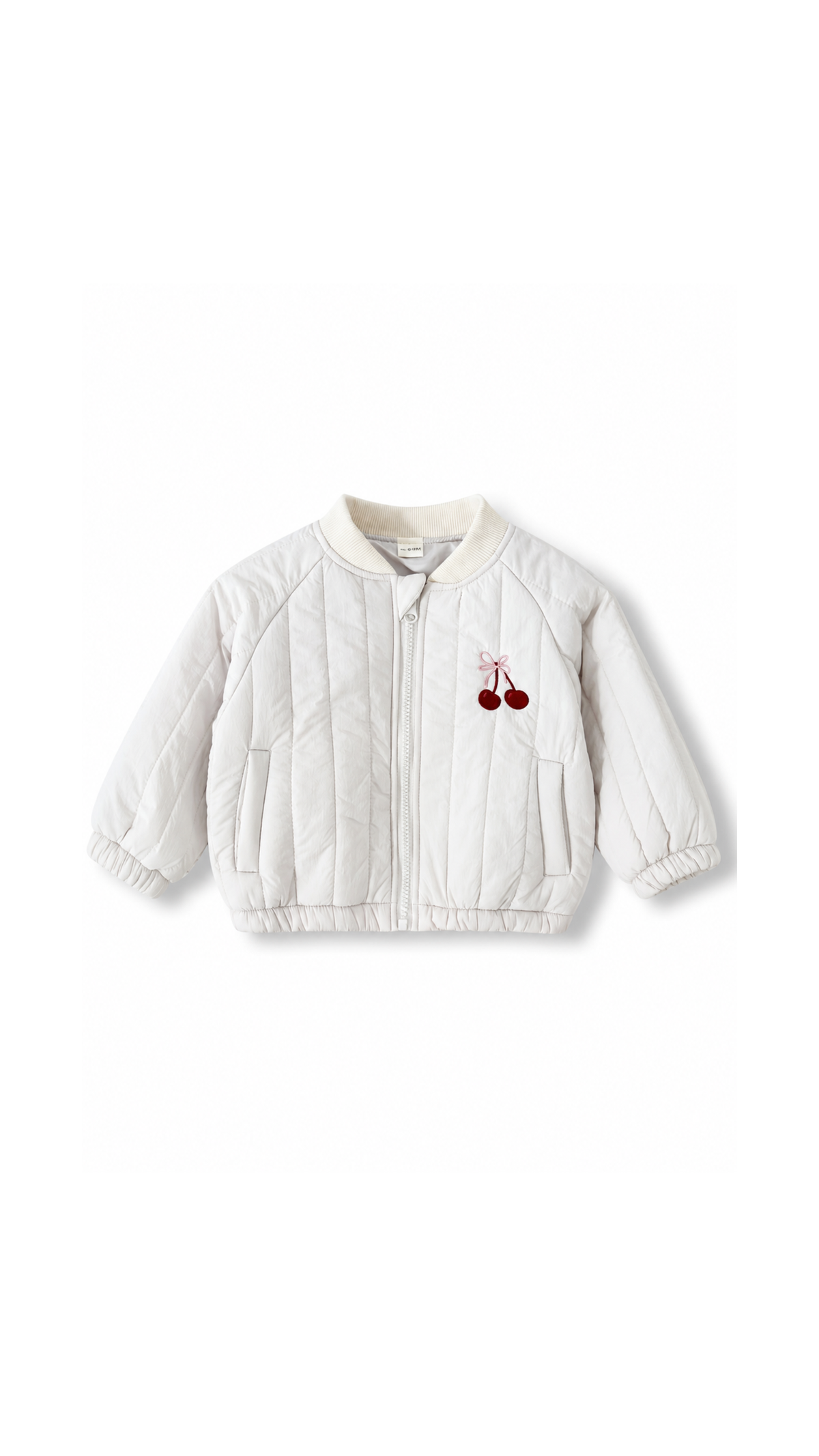Embroidered Quilted Bomber Boy's Jacket