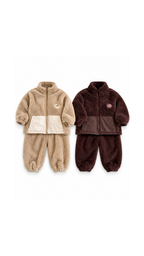 Cozy Teddy Fleece Two-Piece Kids Set