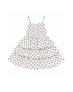 Polka Dot Tiered Maxi Dress