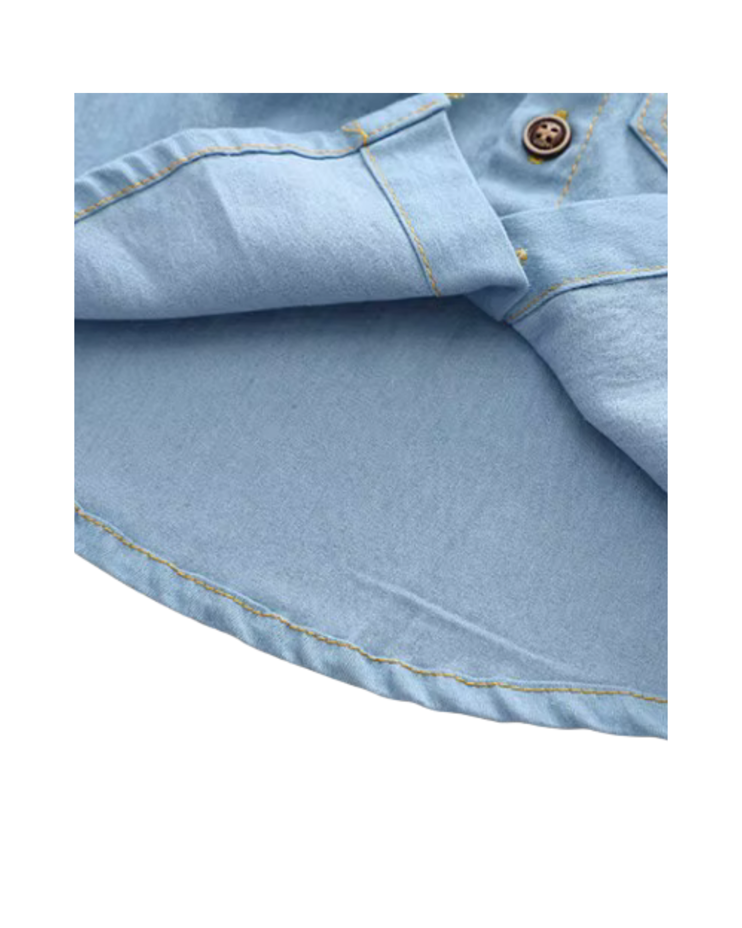 Classic Denim Shirt & Shorts Boy's Set