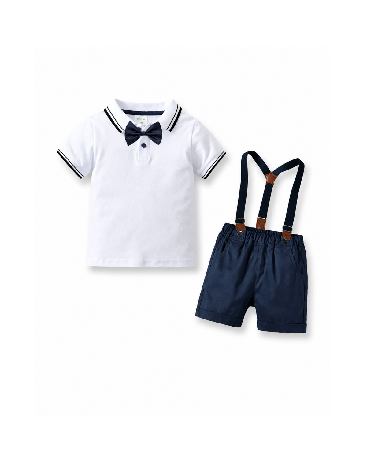 Little Gentleman Suspender Boy's Set