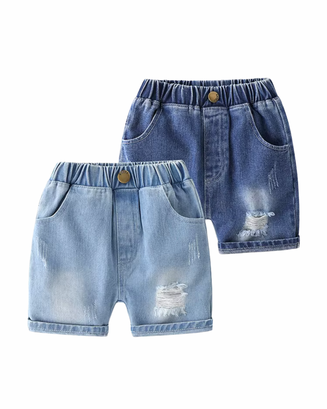 Boys Distressed Casual Denim Short Pants