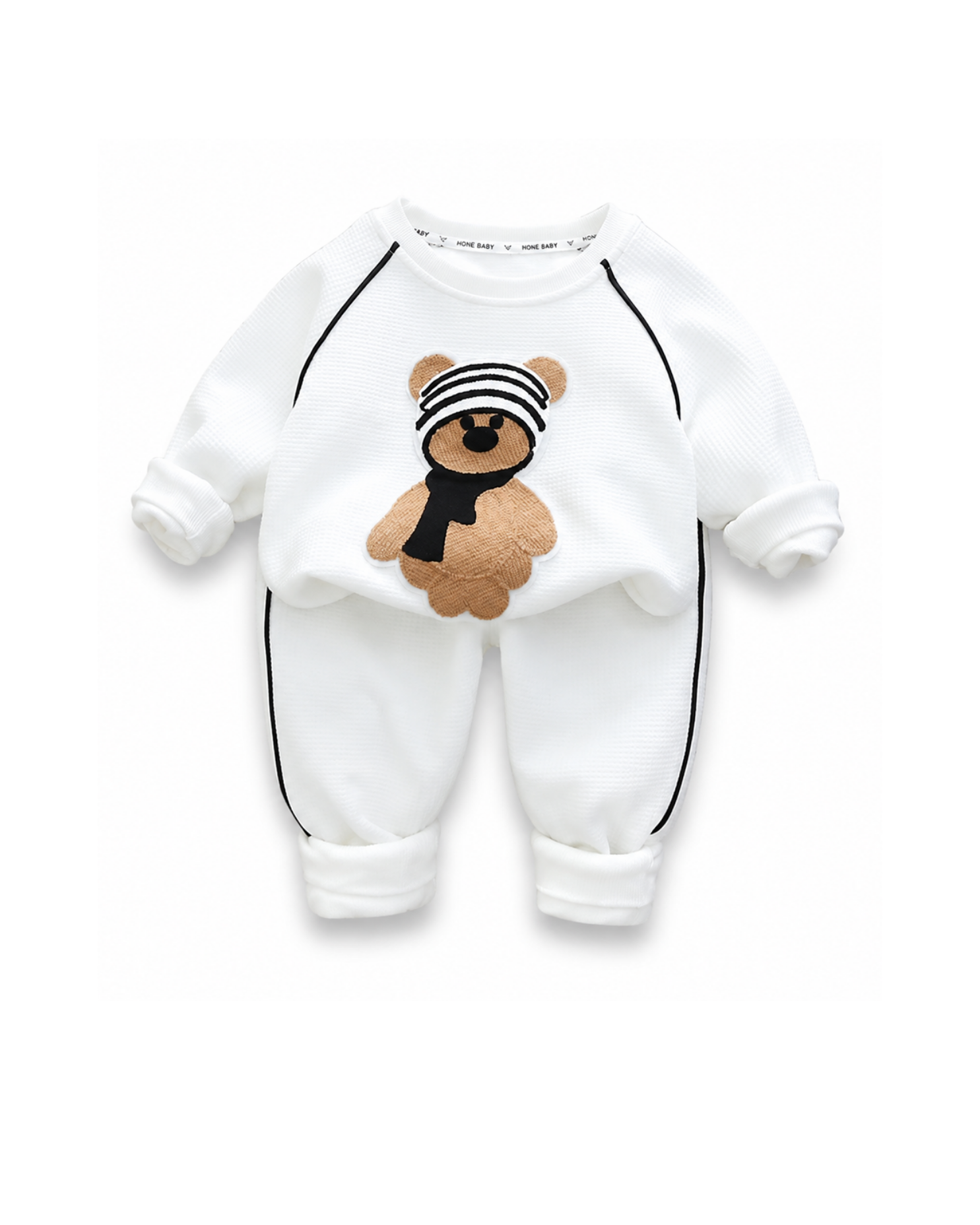 Teddy Bear Textured Track Pyjamas