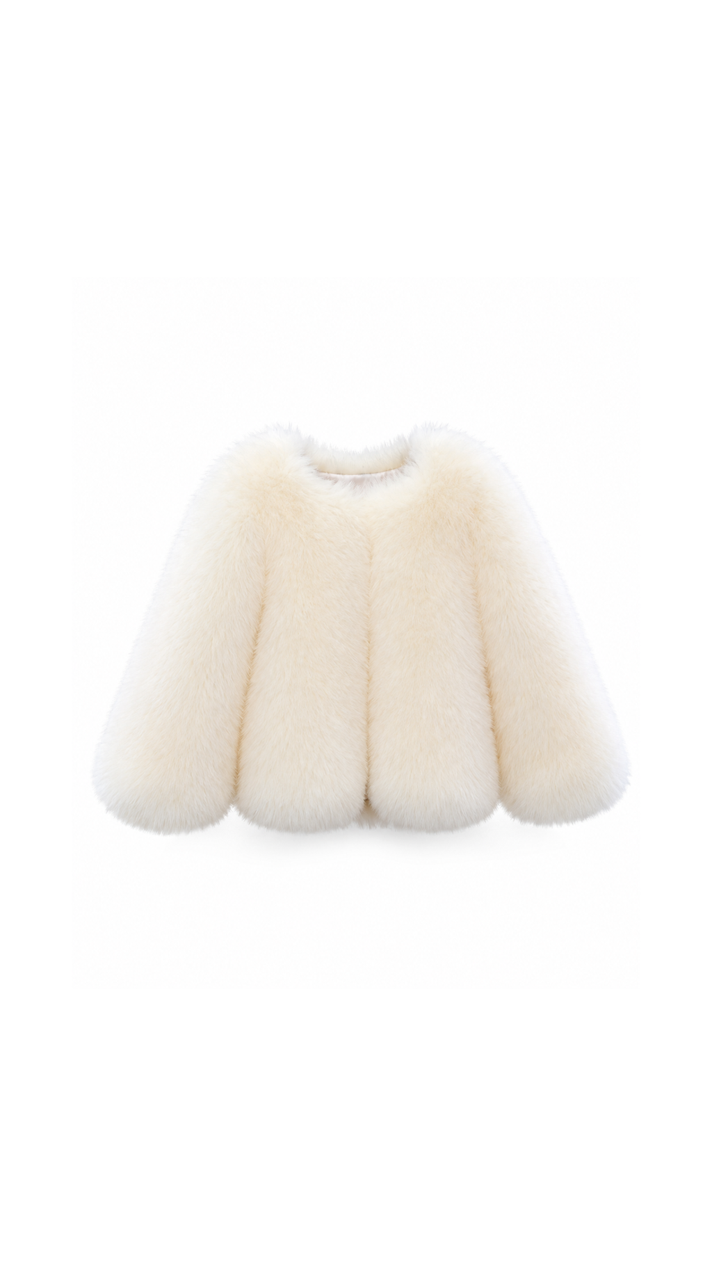 Plush Faux Fur Coat Girls Jacket