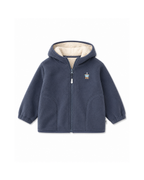 Sherpa-Lined Hooded Fleece Boy's Jacket
