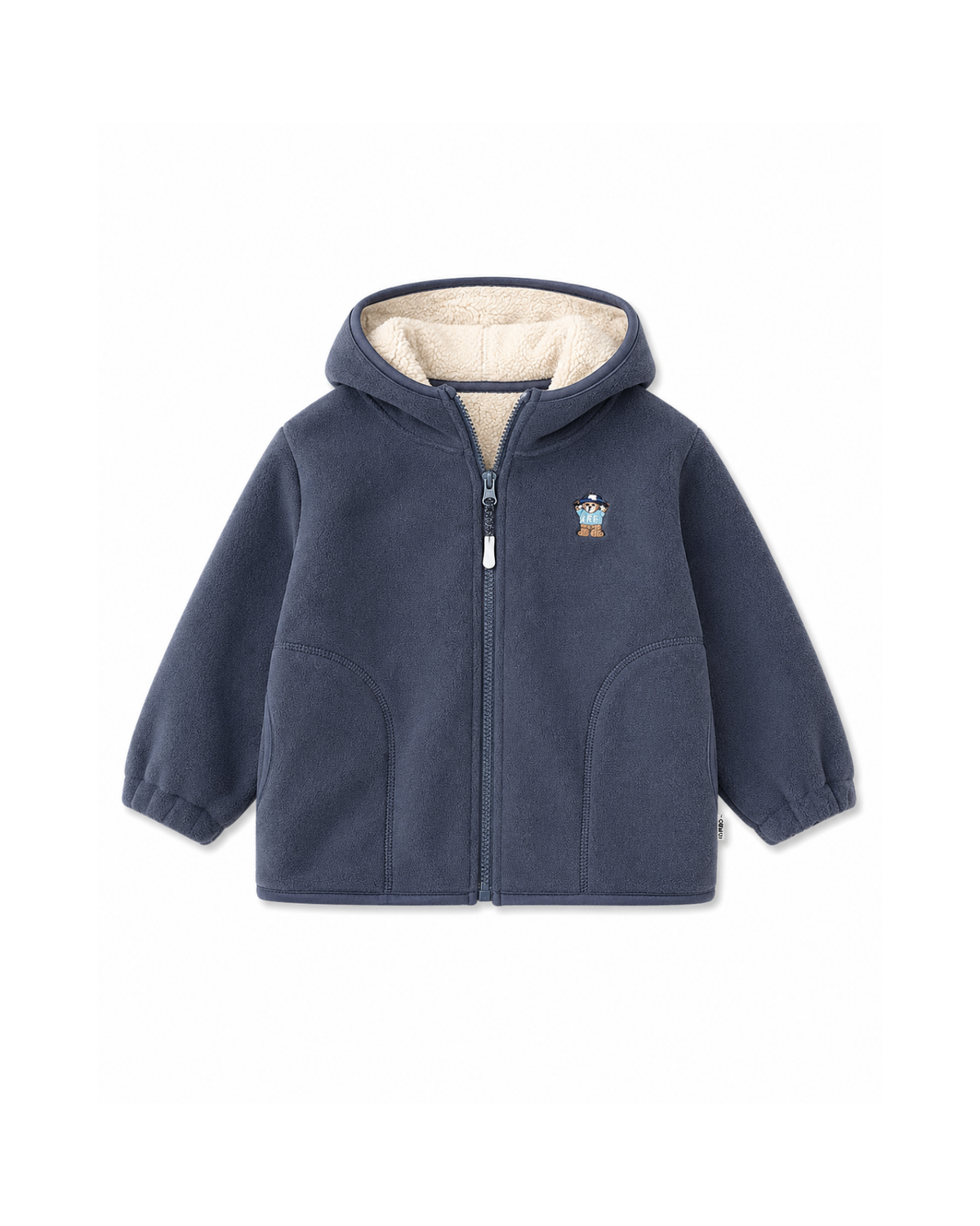 Sherpa-Lined Hooded Fleece Boy's Jacket