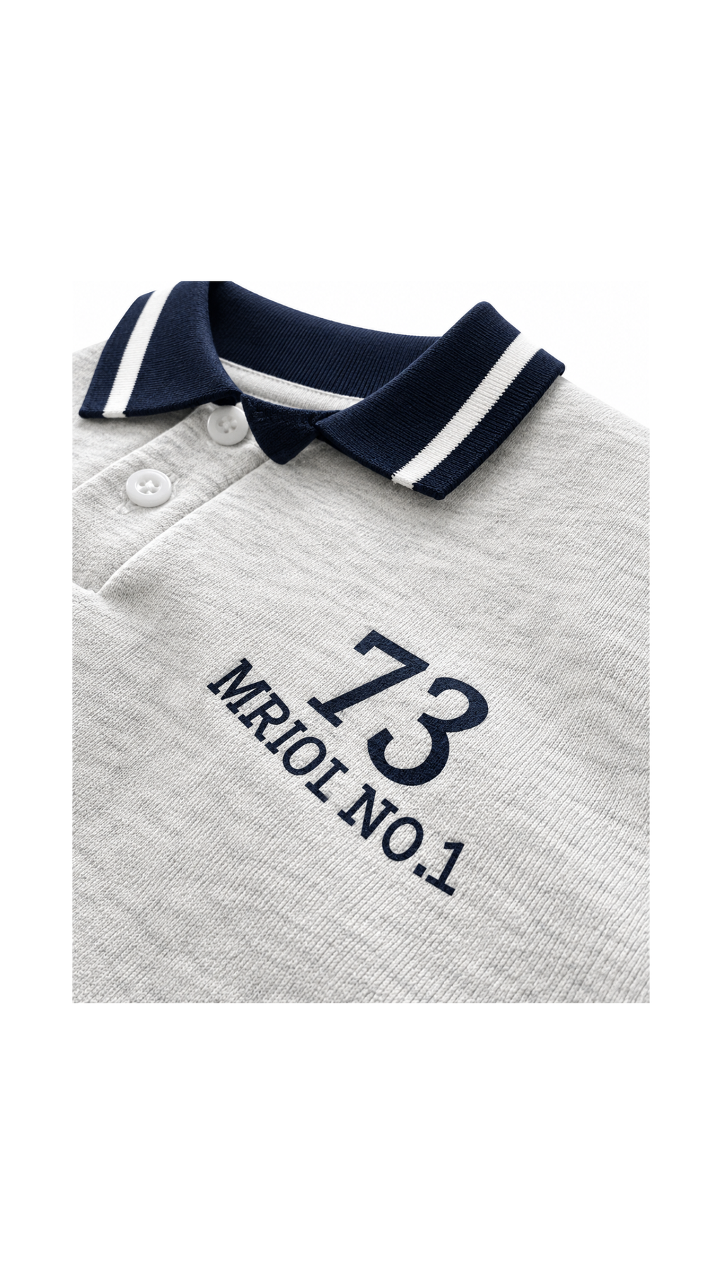 Bow-Tie Polo Sweatshirt & Jogger Boy's Set