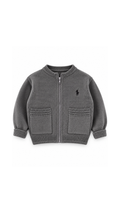 Classic Knitted Zip-Up Cardigan Boy's Jacket