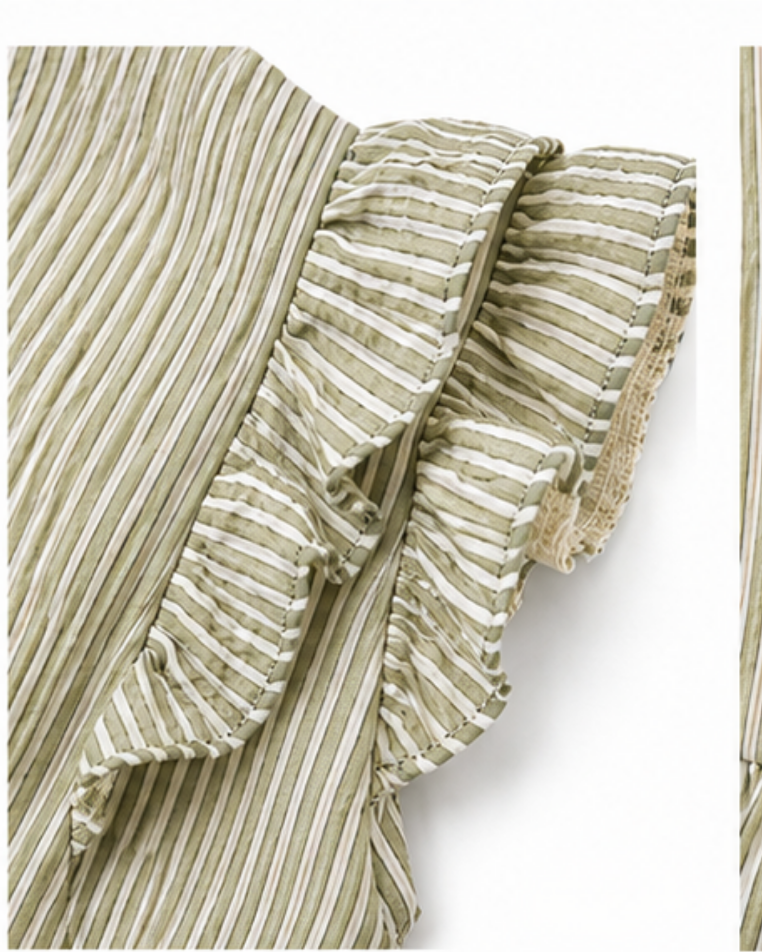 Striped Ruffle Princess Dress