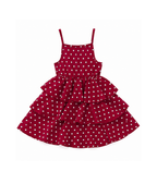 Polka Dot Tiered Maxi Dress
