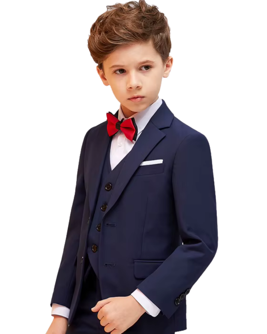 Classic Formal Black Suit Set For Boys