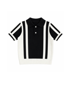 Knit Polo & Casual Pants Boy's Set