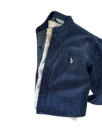 Cotton Denim Shirt & Tee Set Boys T-Shirt & Shorts
