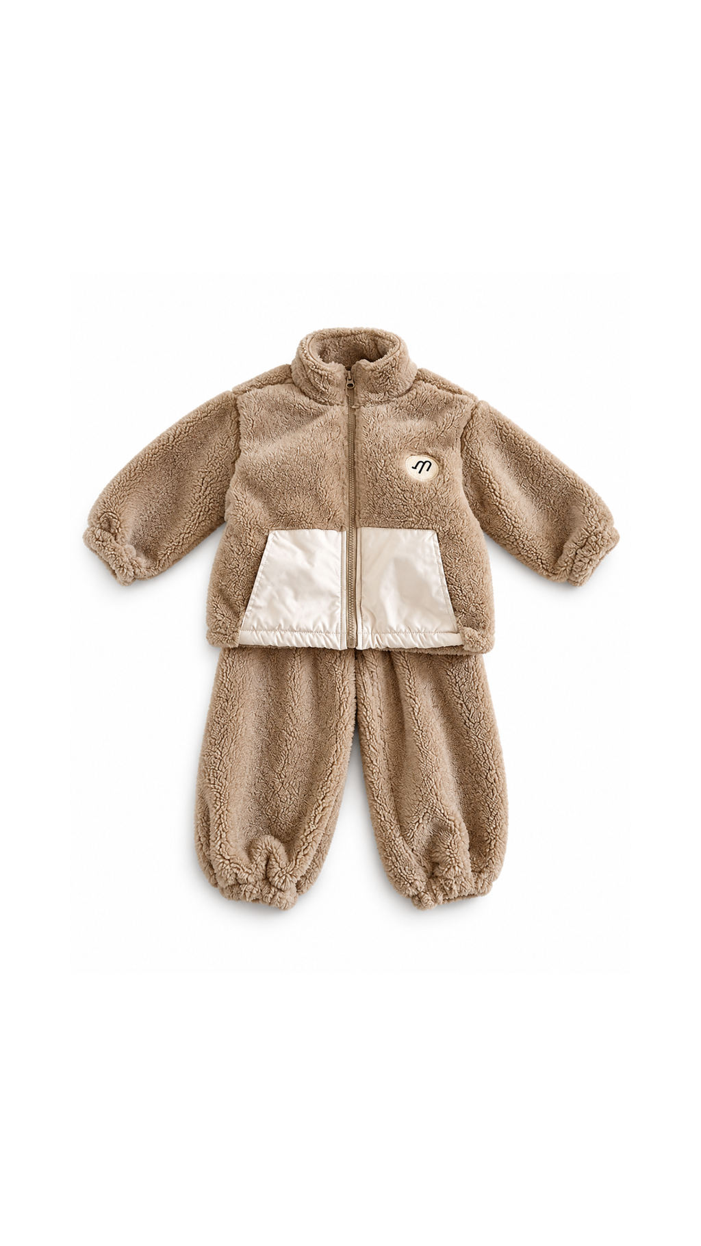 Cozy Teddy Fleece Two-Piece Kids Set