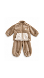 Cozy Teddy Fleece Two-Piece Kids Set