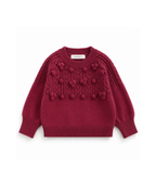 Pom-Pom Knit Sweater & Skirt Girls Set
