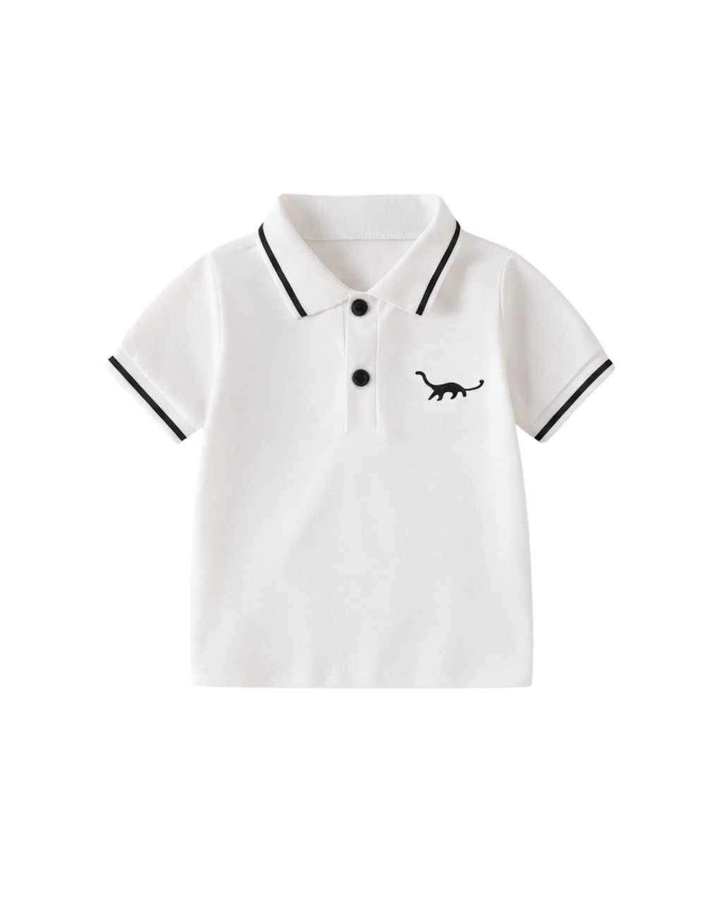 Playful Dino Polo & Shorts Sport Boy's Set