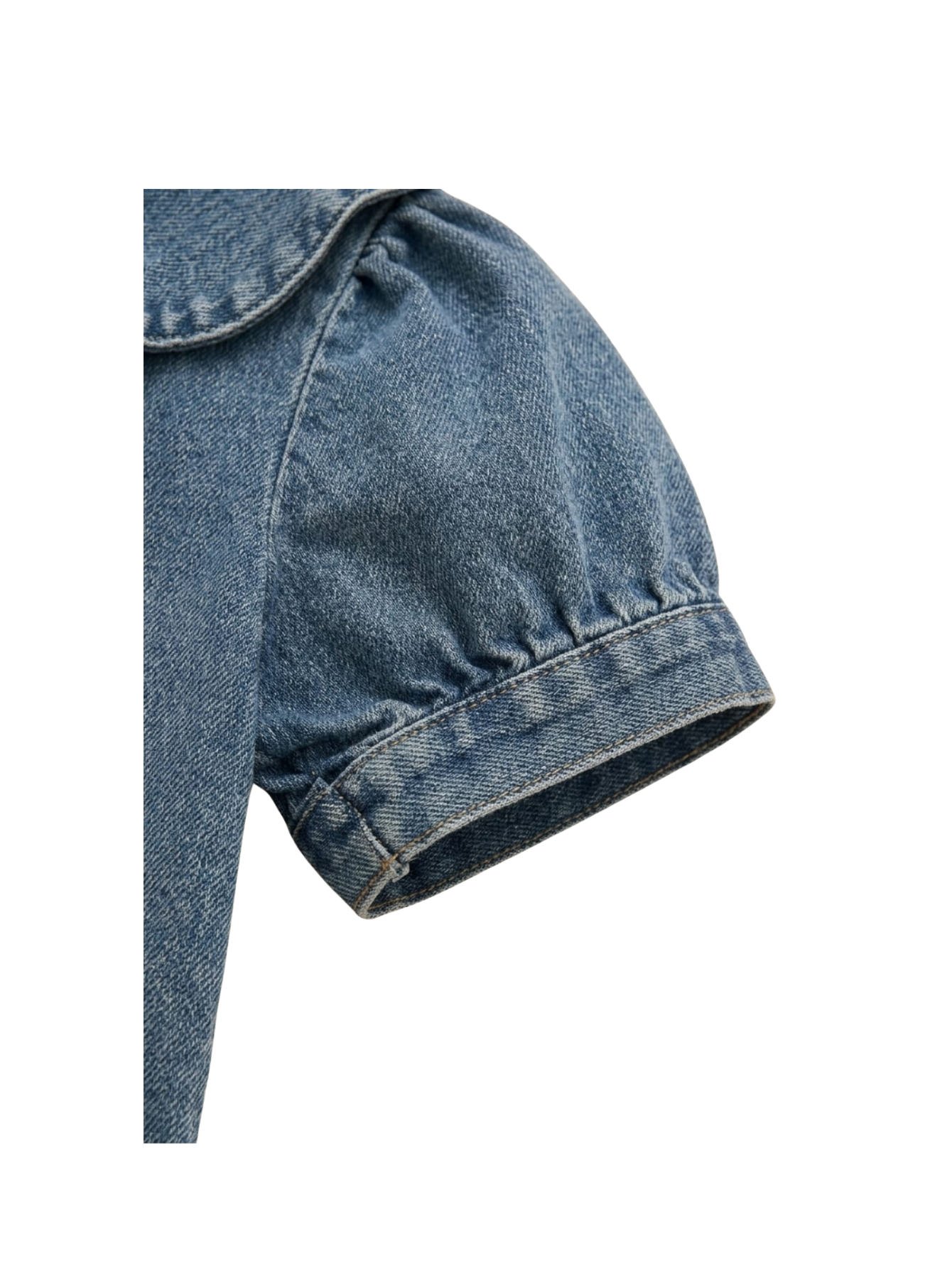 Button-Down Shirt & Skirt Denim Girl's Set
