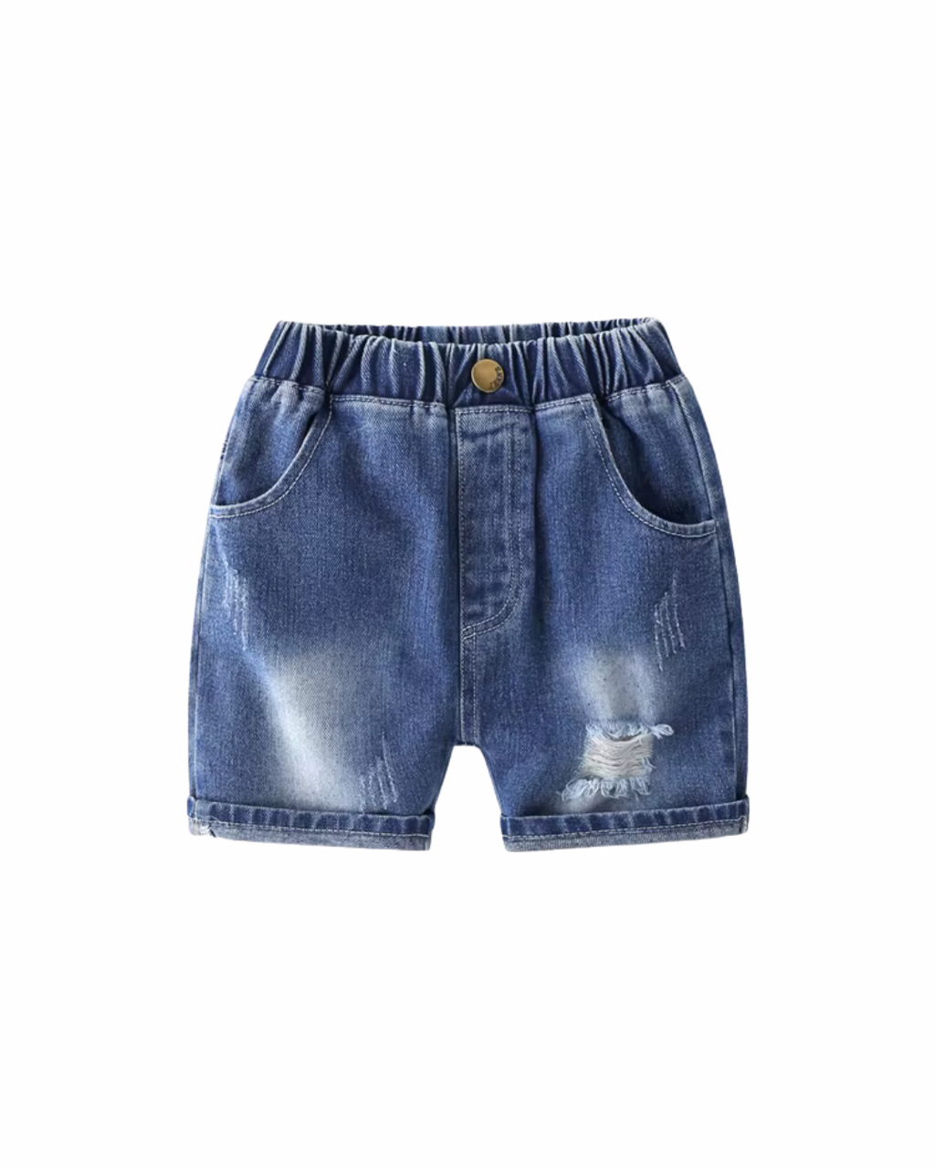 Boys Distressed Casual Denim Short Pants