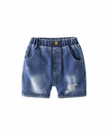 Boys Distressed Casual Denim Short Pants