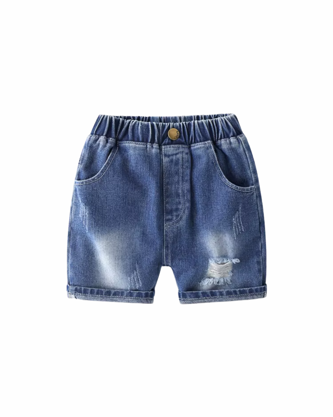 Boys Distressed Casual Denim Short Pants