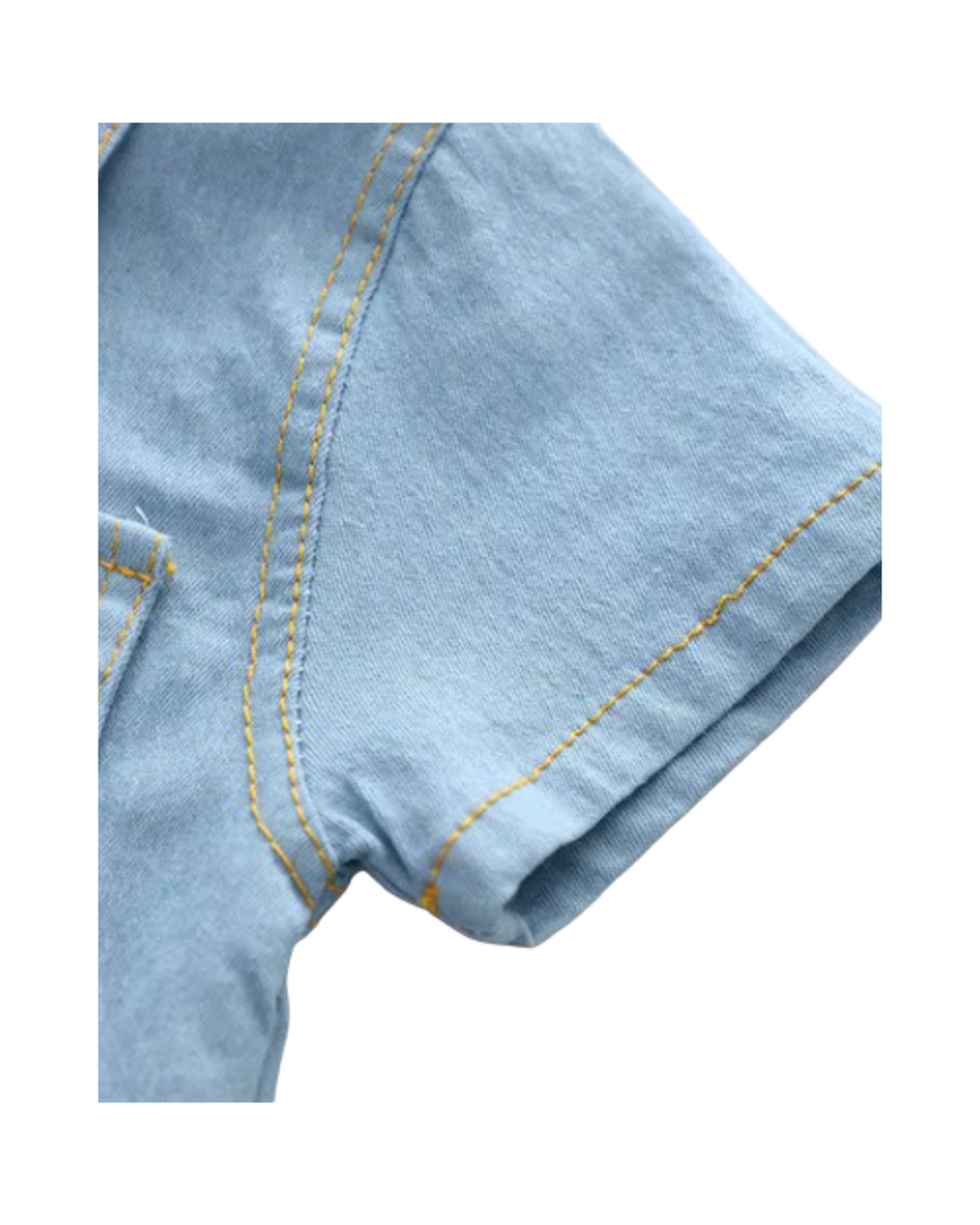 Classic Denim Shirt & Shorts Boy's Set