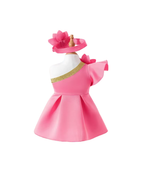 One-Shoulder Ruffle Flower & Headband Dress