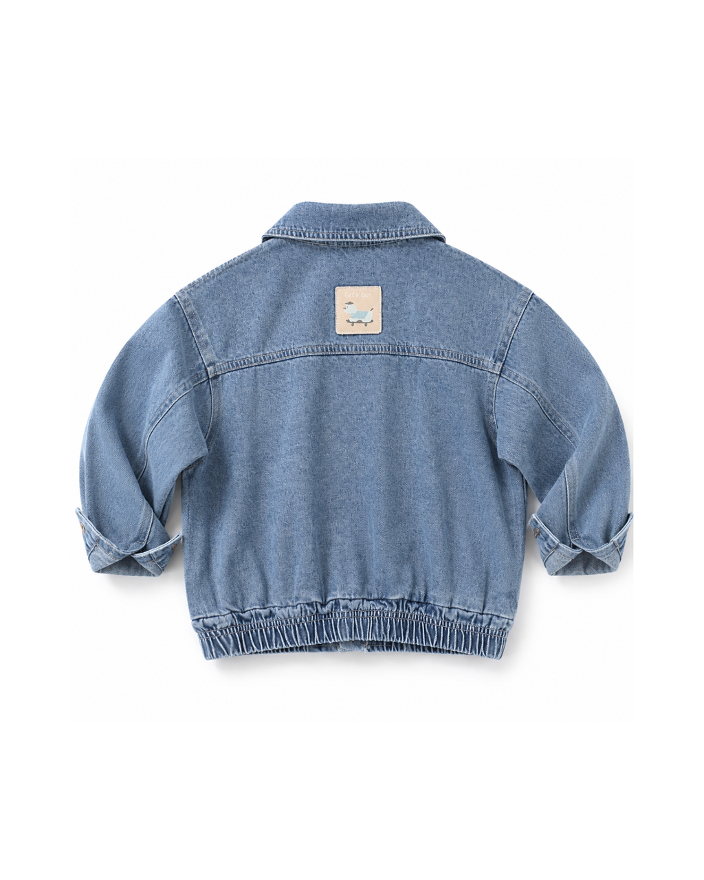 Casual Zip-Up Denim Boy's Jacket