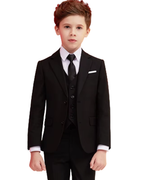 Classic Formal Black Suit Set For Boys