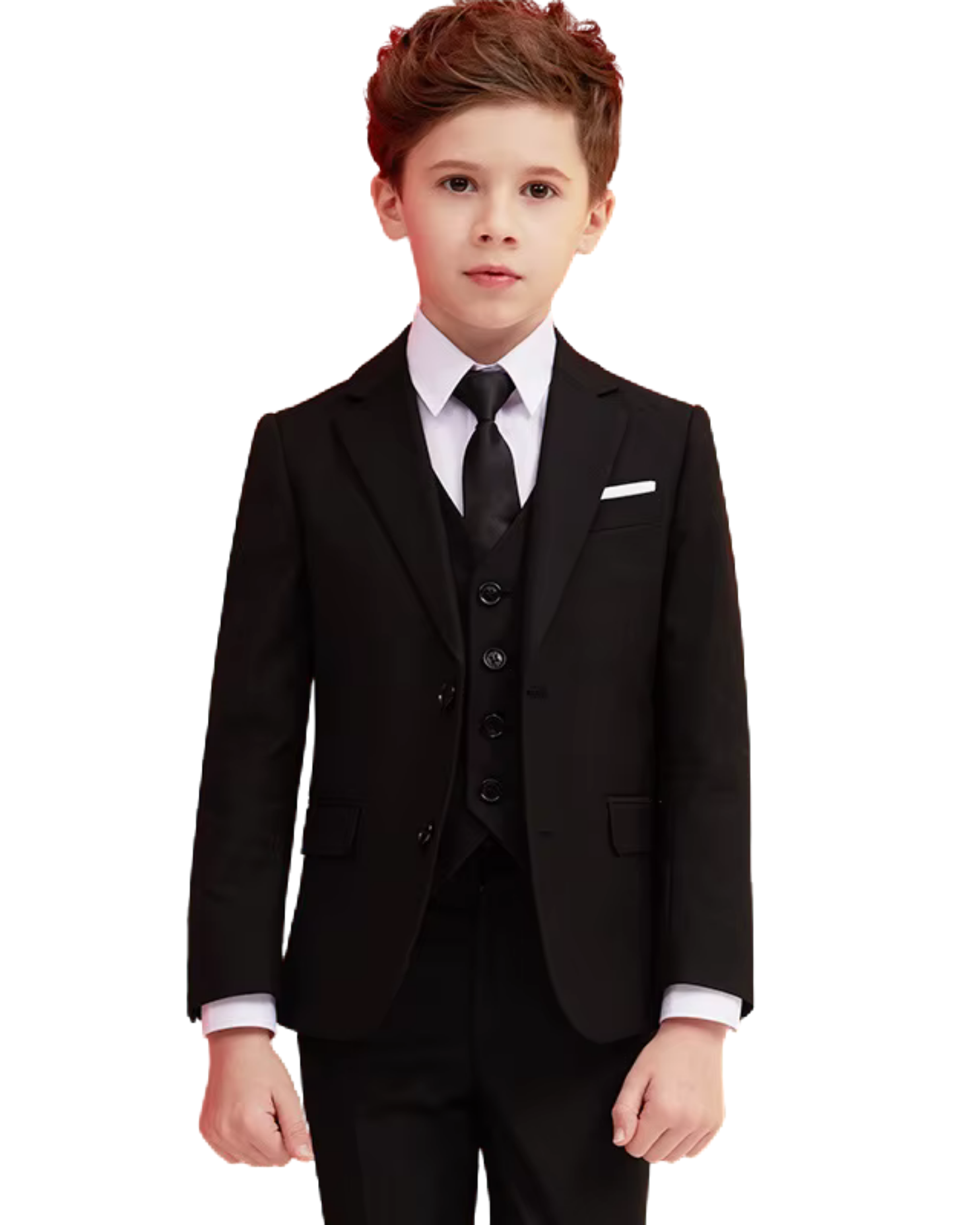 Classic Formal Black Suit Set For Boys
