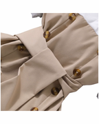 Chic Puff-Sleeve Top & Flared Trousers Girl's Set