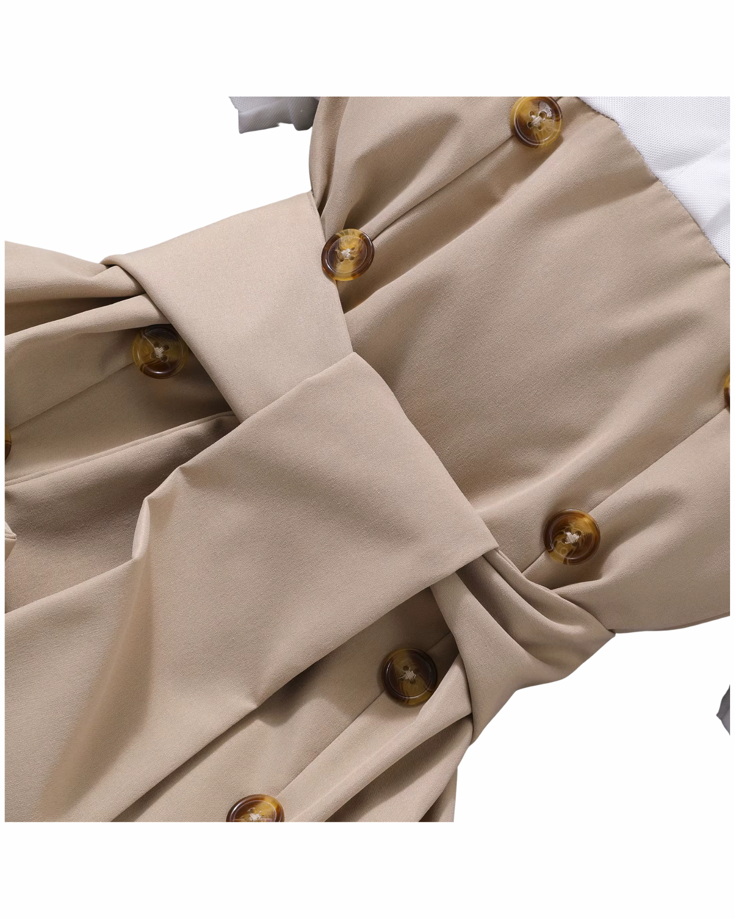 Chic Puff-Sleeve Top & Flared Trousers Girl's Set