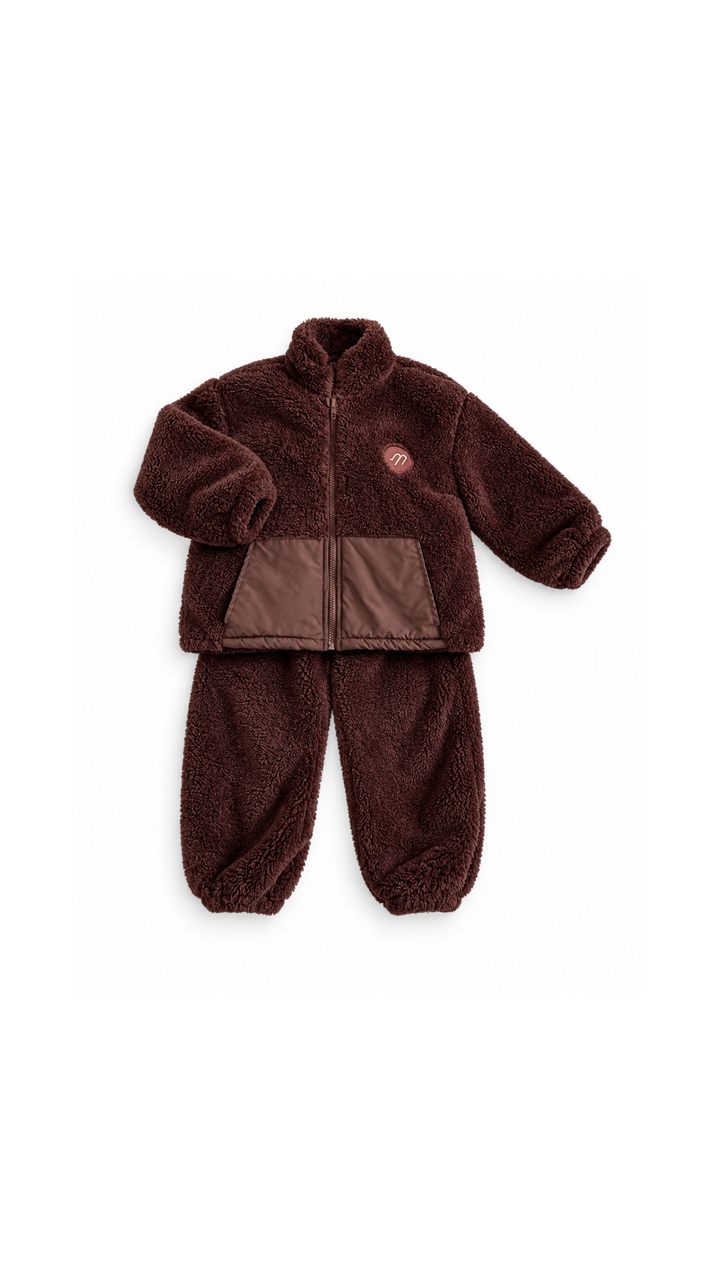 Cozy Teddy Fleece Two-Piece Kids Set