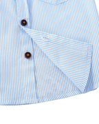 Crisp Striped Shirt & Tailored Shorts Summer Boy's Set